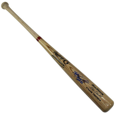 Mike Schmidt Signed Signature Model Flame treated Adirondack Bat w HOF 95 Inscrip.(JSA Holo Only)