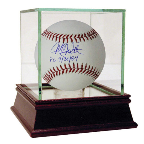 Mike Witt Autographed MLB baseball w PG 93084 Insc