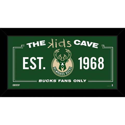 Milwaukee Bucks 10x20 Kids Cave Sign