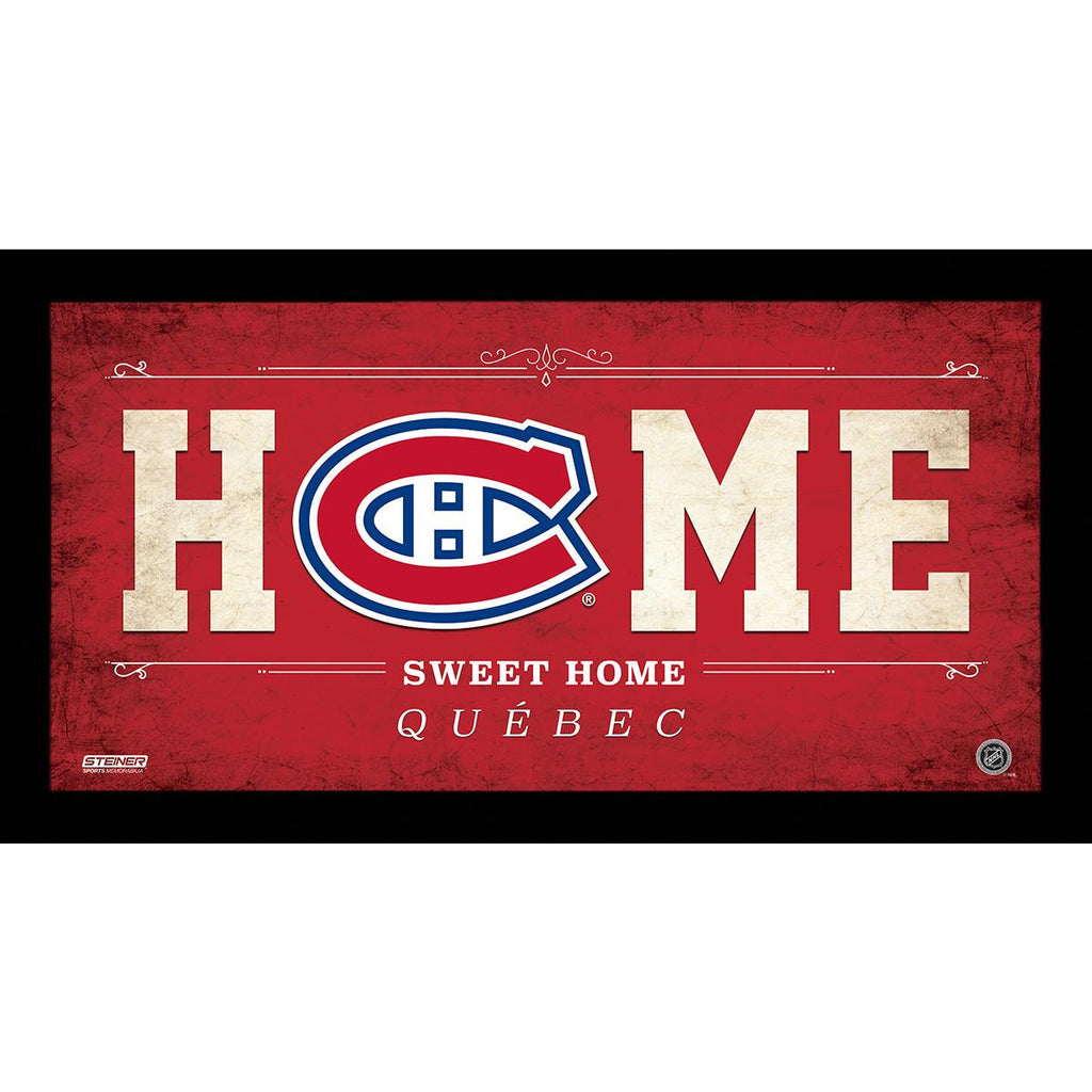 Montreal Canadiens 10x20 Home Sweet Home Sign