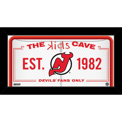 New Jersey Devils 10x20 Kids Cave Sign