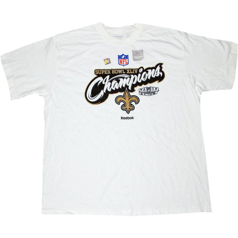 New Orleans Saints Super Bowl XLIV Champs Locker Room Tee Shirt -Large