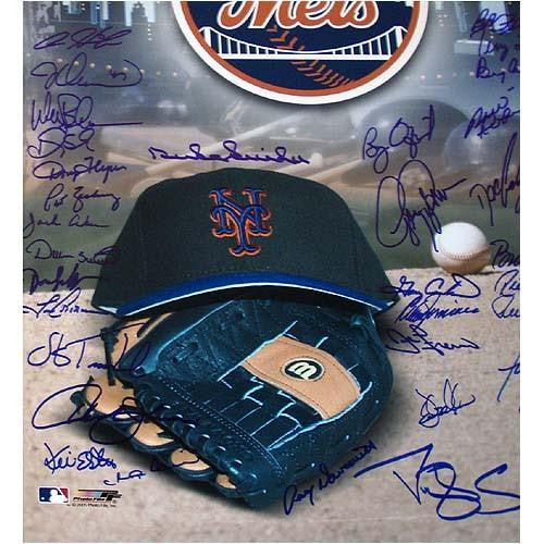 New York Mets Greats 35 Signature Collage 16x20 Photo