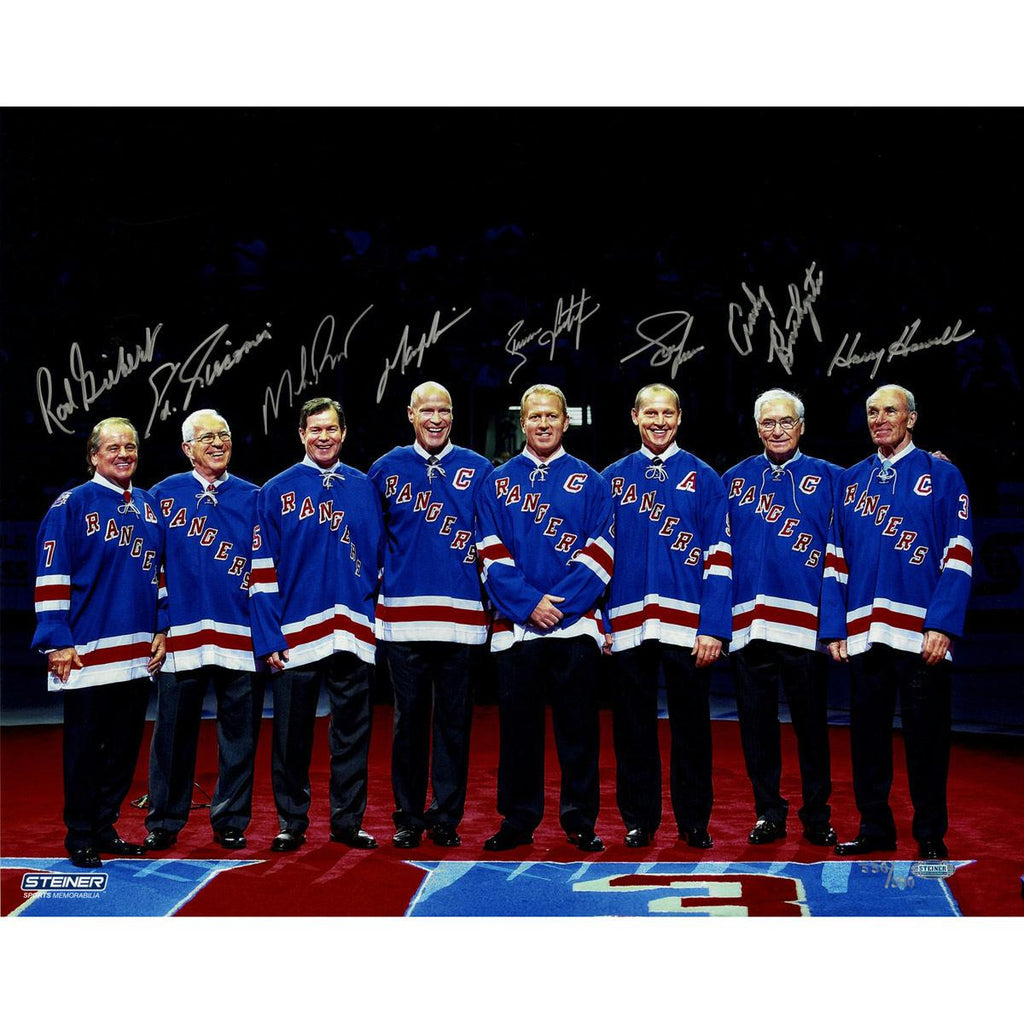 New York Rangers Legends Multi Signed Horizontal 16x20 Photo (LE 500)