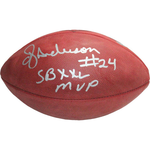 OJ Anderson Super Bowl XXV Football w SB XXV MVP Insc.