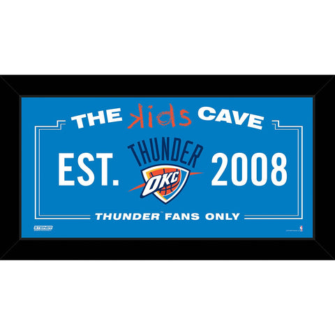 Oklahoma City Thunder 10x20 Kids Cave Sign