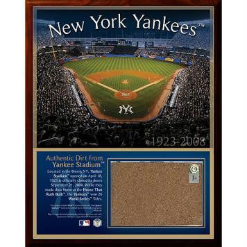 Original Yankee Stadium 8x10 Dirt Plaque