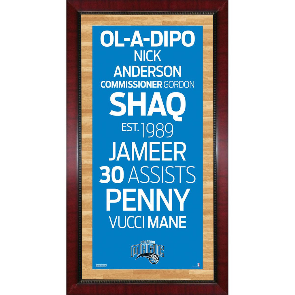 Orlando Magic Subway Sign Wall Art 16x32 Photo