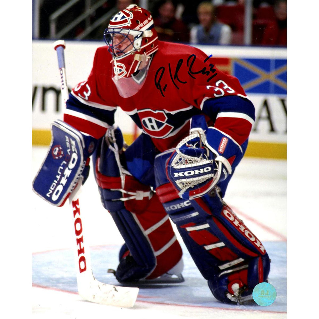 Patrick Roy Montreal Canadiens Signed Habs Goalie 8x10 Photo (AJ Sports Auth)