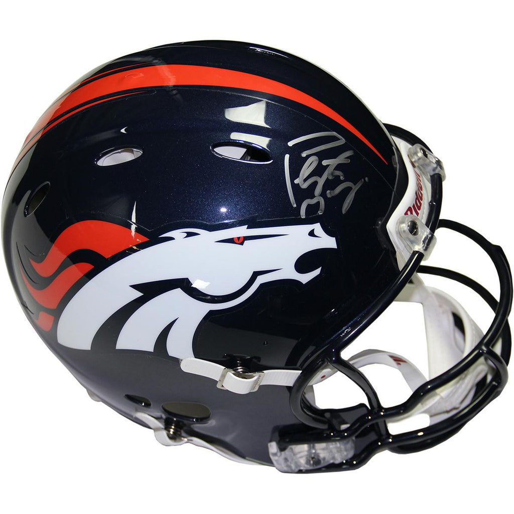 Peyton Manning Signed Denver Broncos Authentic Revolution Helmet w Facemask (Fanatics)