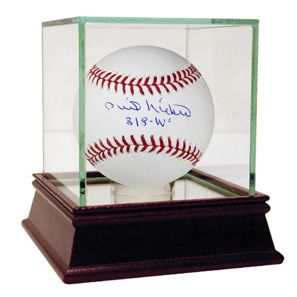 Phil Niekro Signed MLB Baseball w 318 Wes Insc