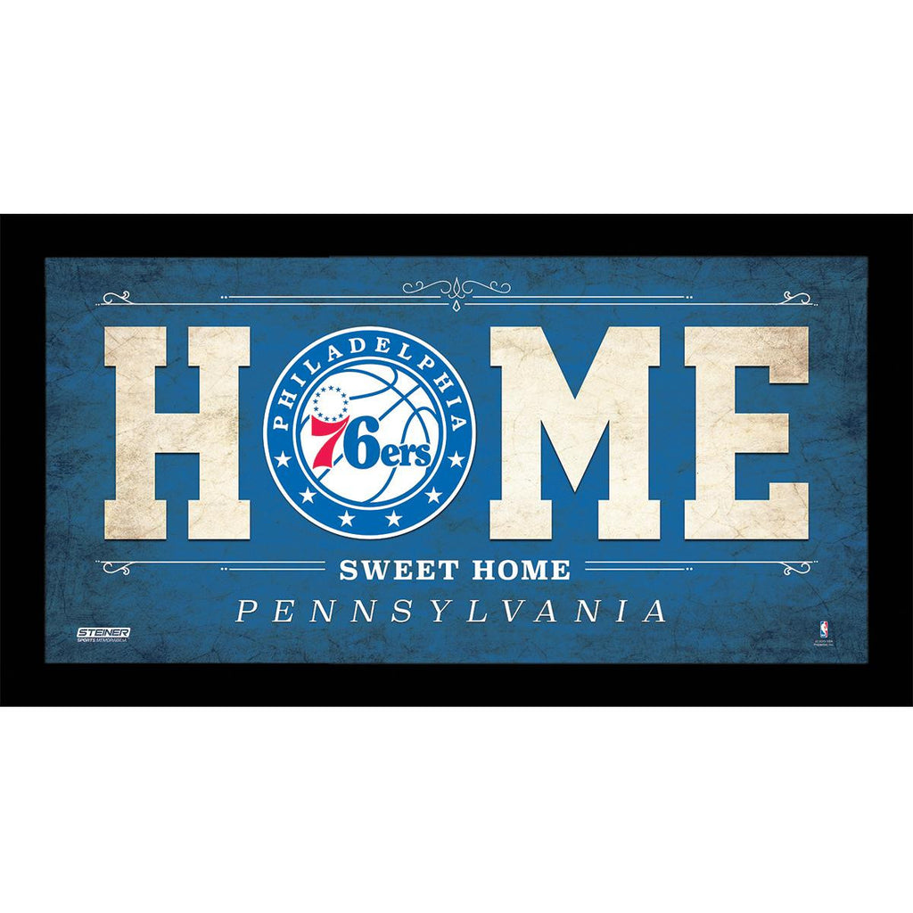 Philadelphia 76ers 10x20 Home Sweet Home Sign