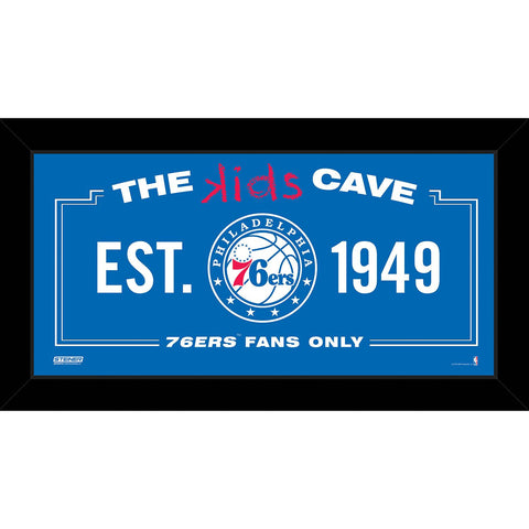 Philadelphia 76ers 10x20 Kids Cave Sign