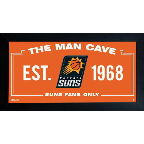 Phoenix S Man Cave Sign 10x20 Framed Photo