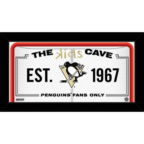 Pittsburgh Penguins 10x20 Kids Cave Sign