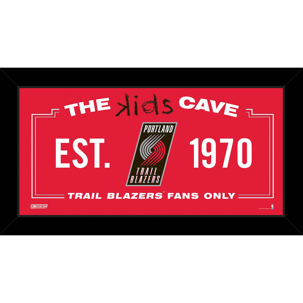 Portland Trail Blazers 10x20 Kids Cave Sign