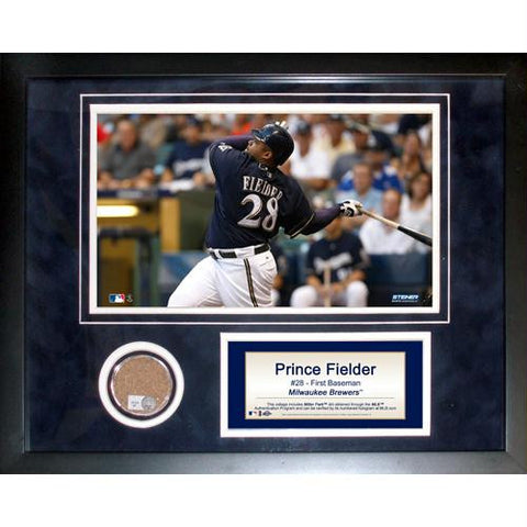 Prince Fielder 11x14 Mini Dirt Collage