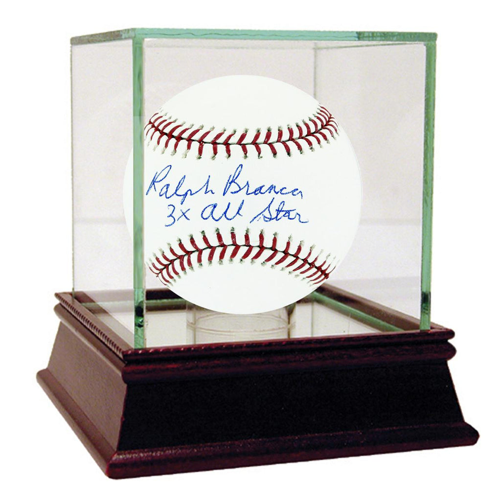 Ralph Branca Signed MLB Baseball w 3x All Star insc