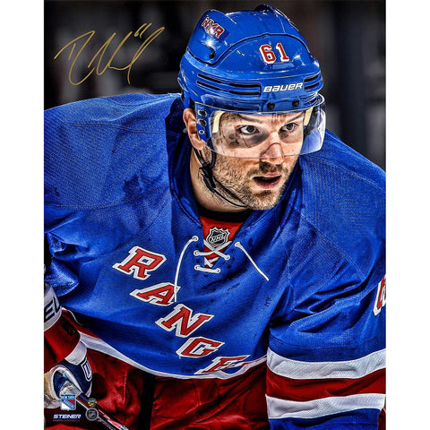 Rick Nash Signed Enhanced Close Up 16x20 Photo