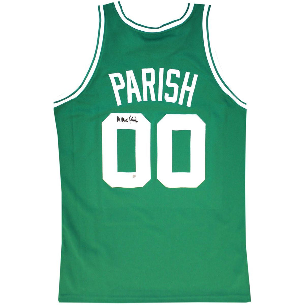 Robert Parish Signed Green Celtics Jersey