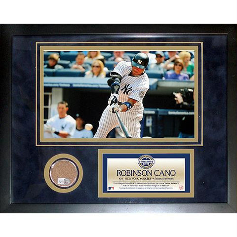 Robinson Cano 2009 Yankees Mini Dirt Collage