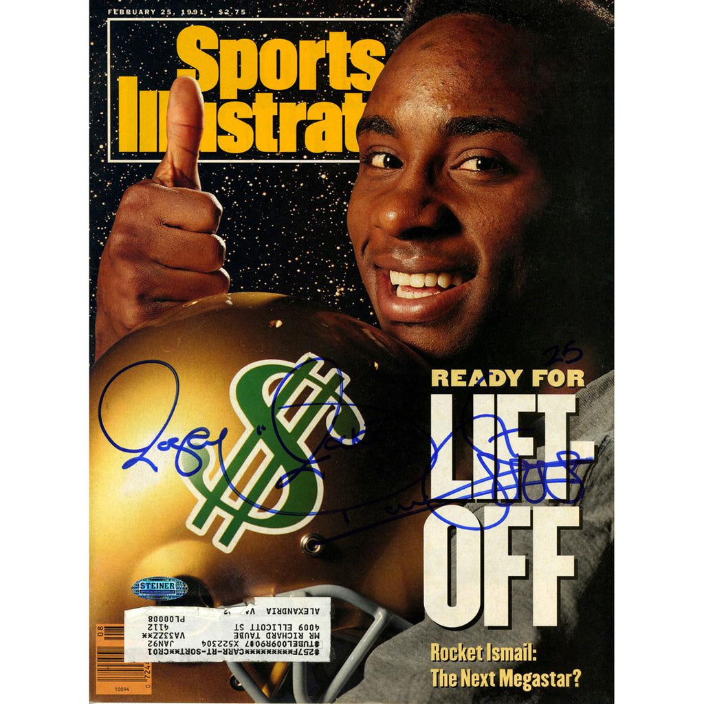 Rocket Ismail Signed 2251991 Sports Illustrated Magazine