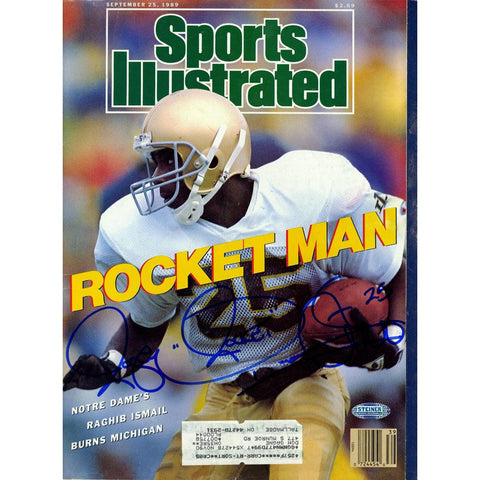 Rocket Ismail Signed 9251989 Sports Illustrated Magazine