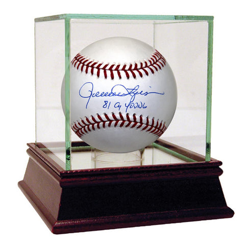 Rollie Fingers MLB Baseball w 81 CY Young Insc. (MLB Auth)