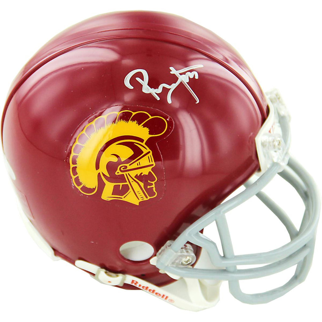 Ronnie Lott Signed USC Mini Helmet