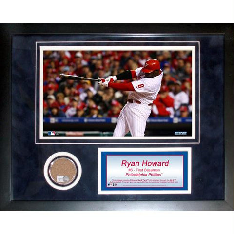 Ryan Howard 11x14 Mini Dirt Collage