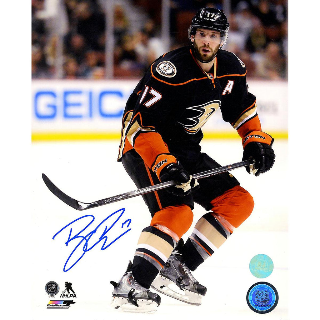 Ryan Kesler Anaheim Ducks Signed Game Action 8x10 Photo (AJ Sports Auth)