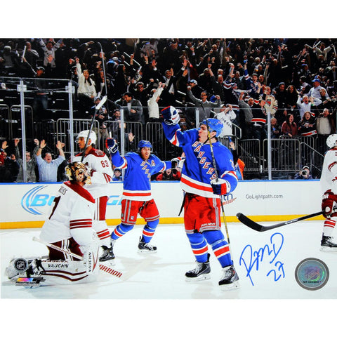 Ryan McDonagh Signed Celebrating Game Winning Goal 16x20 Photo