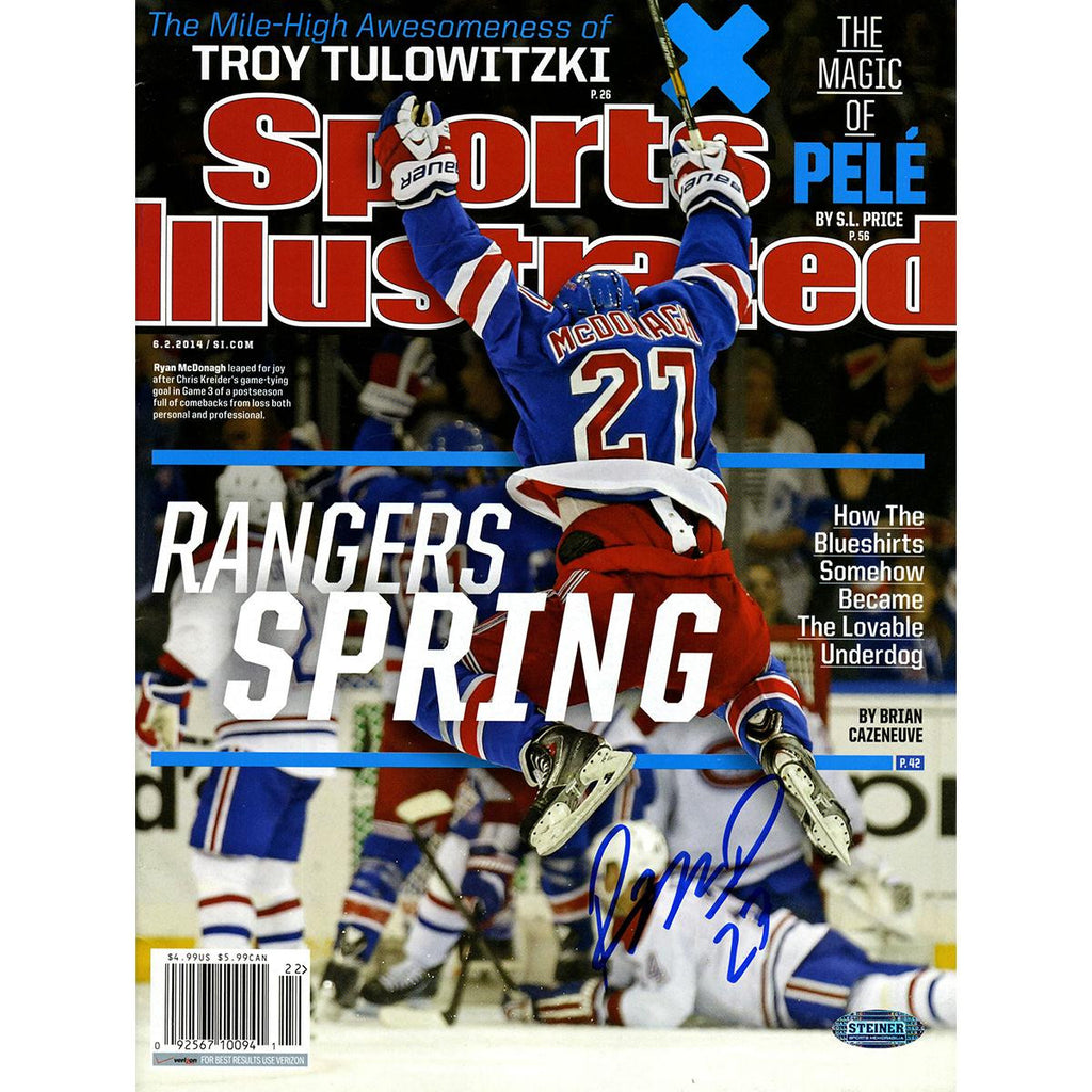 Ryan McDonagh Signed Sports Illustrated Magazine