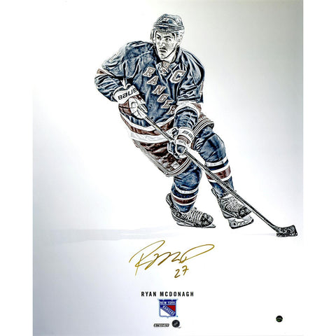 Ryan McDonagh Signed Steiner Platinum Collection 16x20 Photo