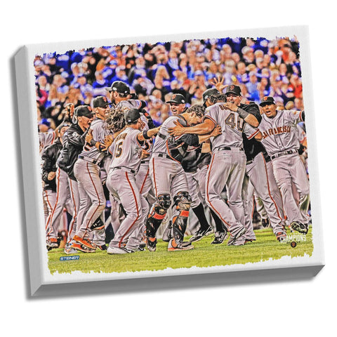 San Francisco Giants 2014 World Series Champions 32x40 Celebration Canvas