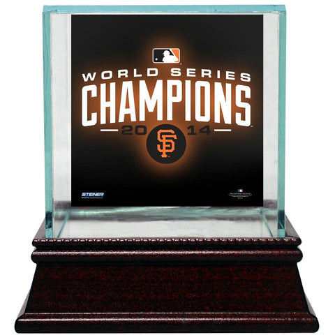 San Francisco Giants 2014 World Series Champions Single Glass Baseball Case