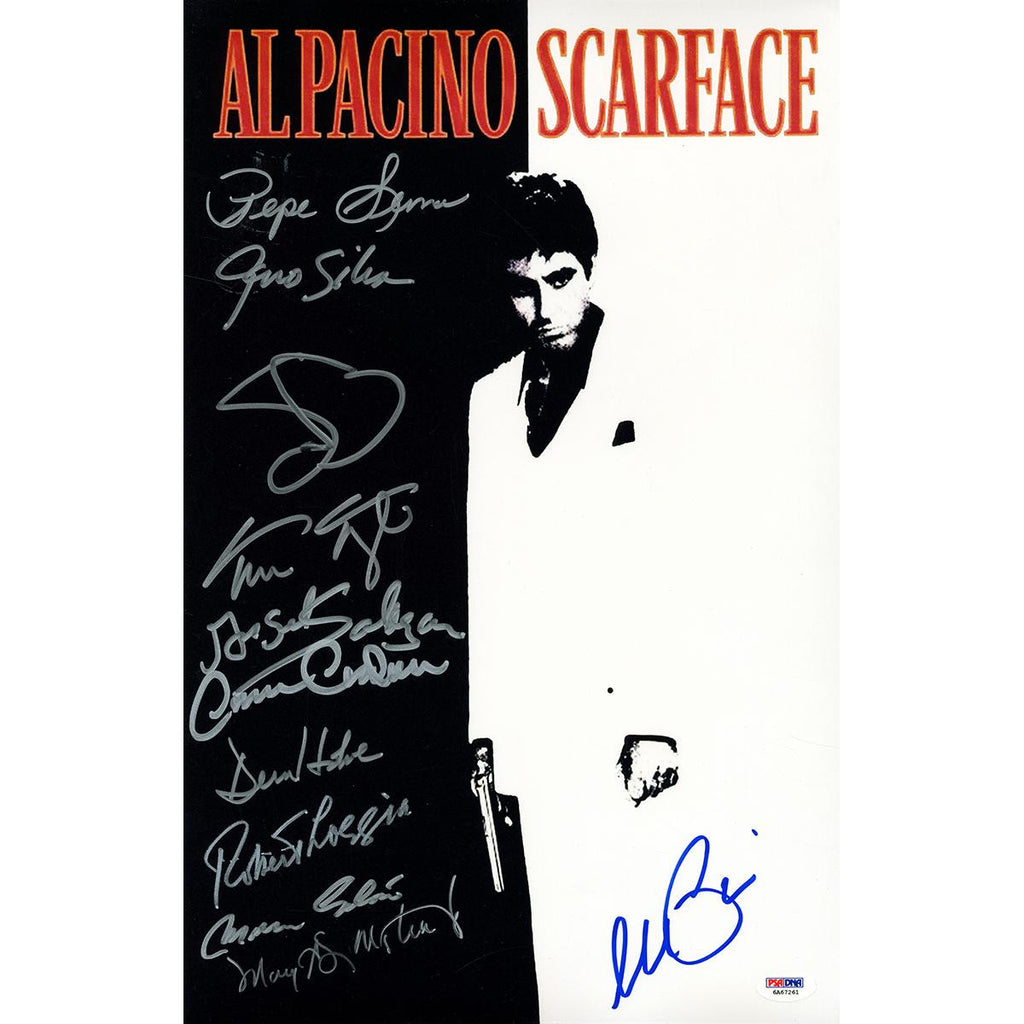 Scarface 11x17 Autographed Movie Poster (PSADNA)