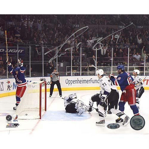 Scott Gomez Celebrating Goal vs Lightning 8x10 Photo