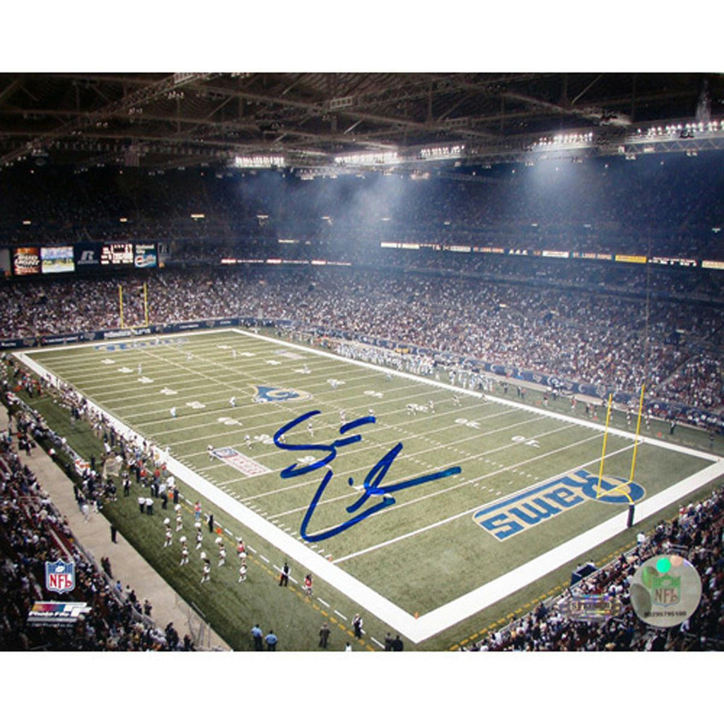 Scott Linehan St Louis Rams Field Overview Horizontal 8x10