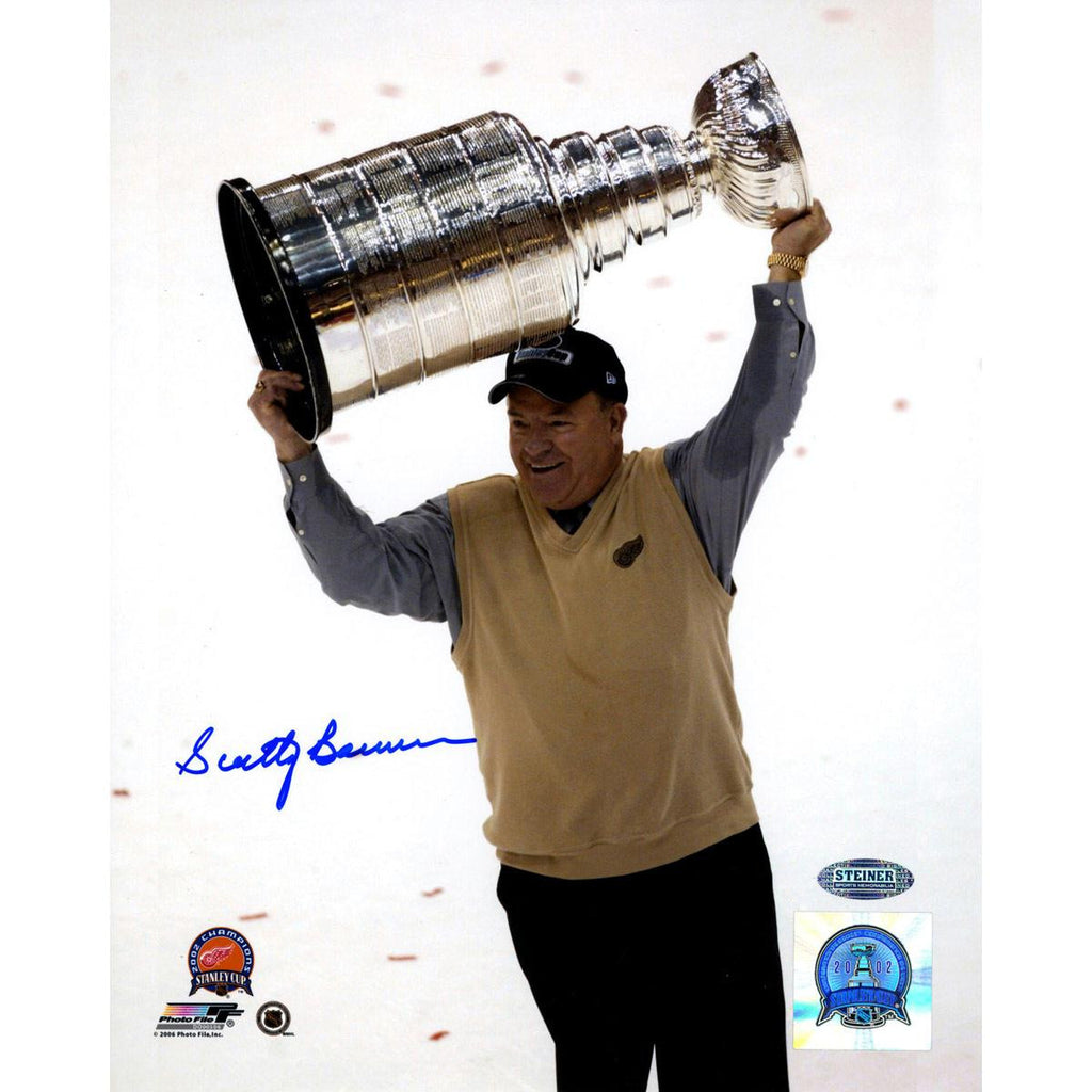 Scotty Bowman Cup Overhead Vertical 8x10 Photo