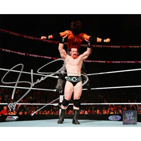 Sheamus Delivering High Cross to John Morrison Horizontal 8x10 Photo