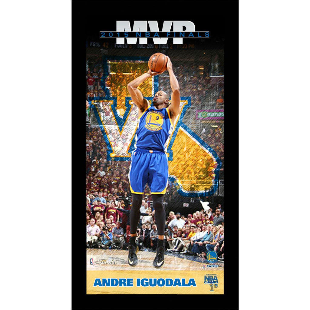Stephen Curry Golden State Warriors 2015 NBA Championship MVP Player Profile 10x20 Framed Photo