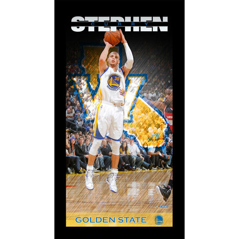 Stephen Curry Golden State Warriors Player Profile Wall Art 9.5x19 Framed Photo