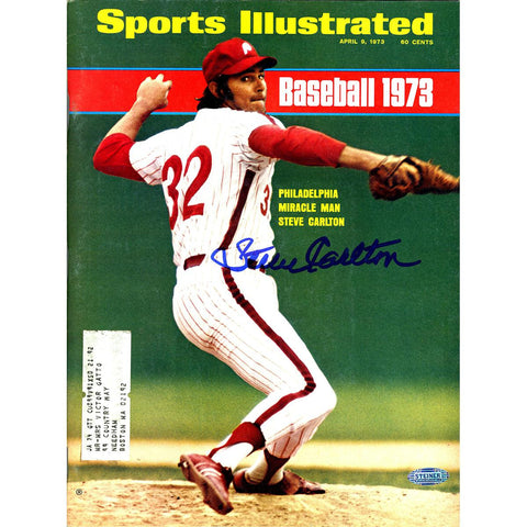 Steve Carlton Signed 4973 Sports Illustrated Magazine