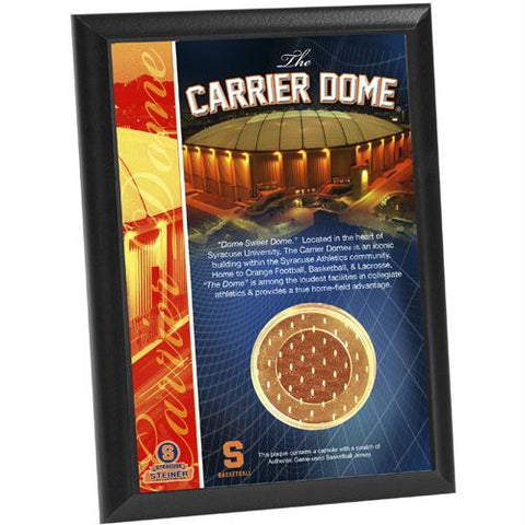 Syracuse Carrier Dome Basketball Jersey Capsule 4x6 Plaque