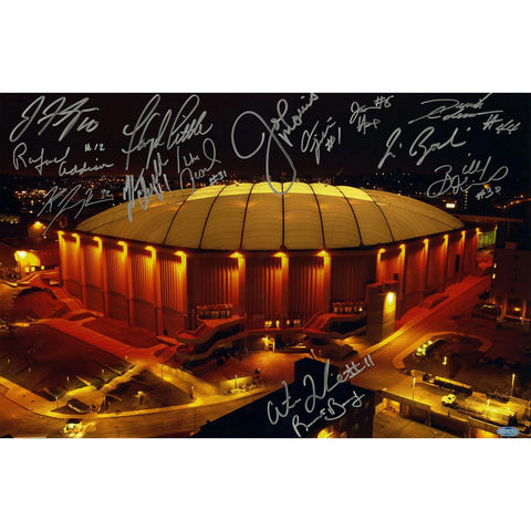 Syracuse Carrier Dome Multi Signed Horizontal 16x20 Photo (14 Sigs)