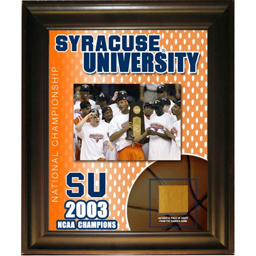 Syracuse University 2003 NCAA Champions 11x14 Framed Court Collage