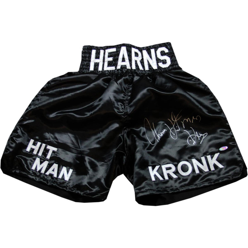 Thomas Hearns Signed Boxing Trunks