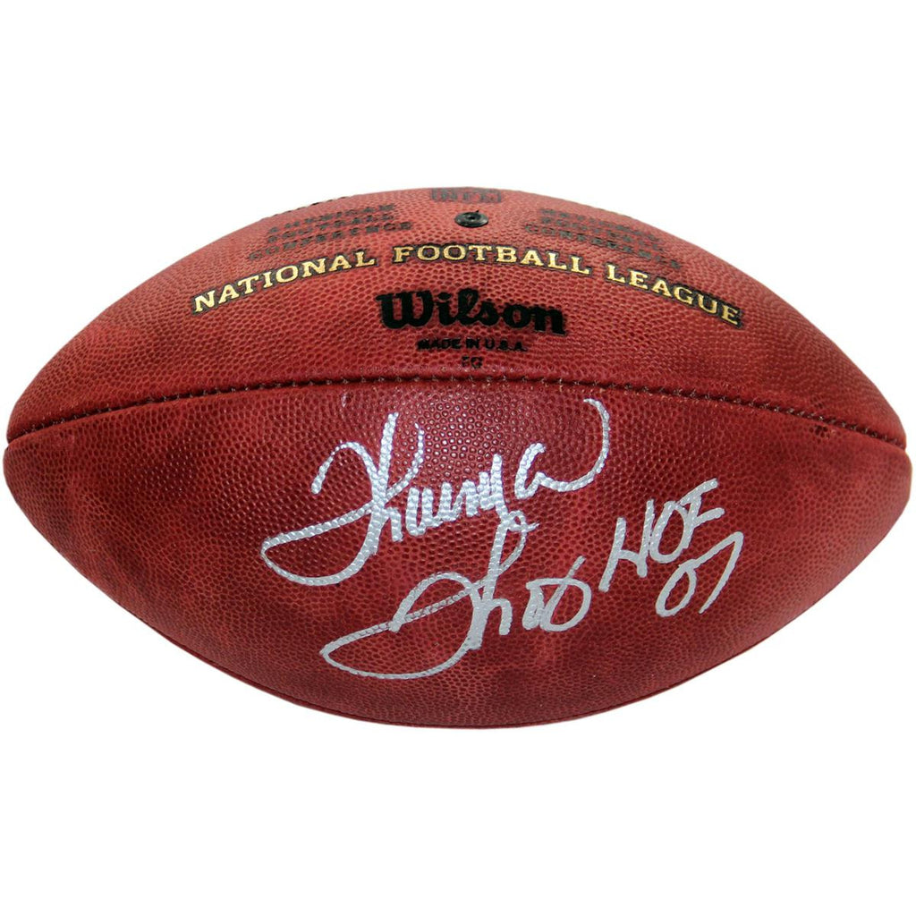 Thurman Thomas Signed NFL Duke Football w HOF 07 Insc