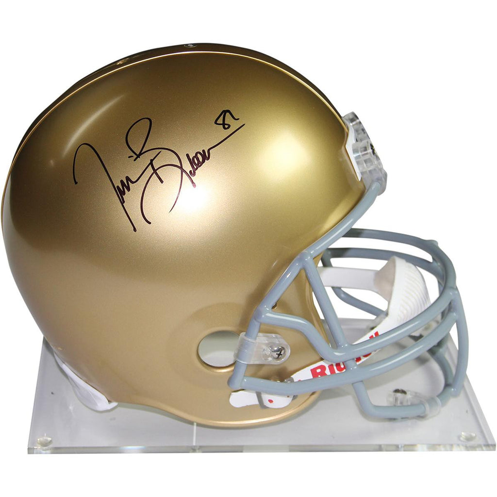 Tim Brown Signed Notre Dame Proline Helmet